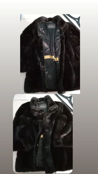 Таза норка шуба 42 рвзмер( S)