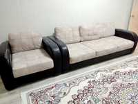 Продам раздвижной диван с креслом 60000