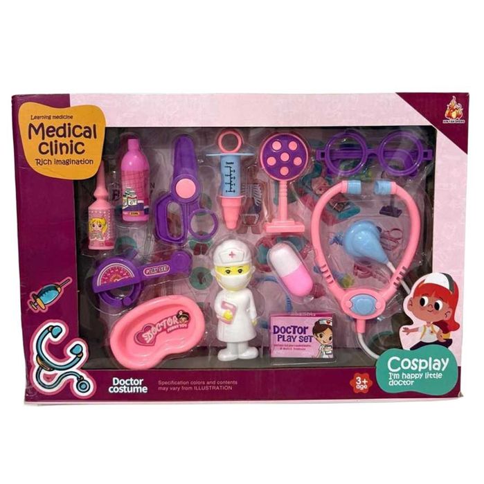 Jucarie set de doctor pt copii trusa medicala 3+ ani | dennstore.ro