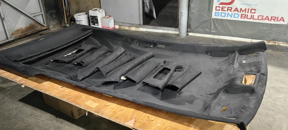 Таван и колонки пасат 5.5 комби черна алкантара