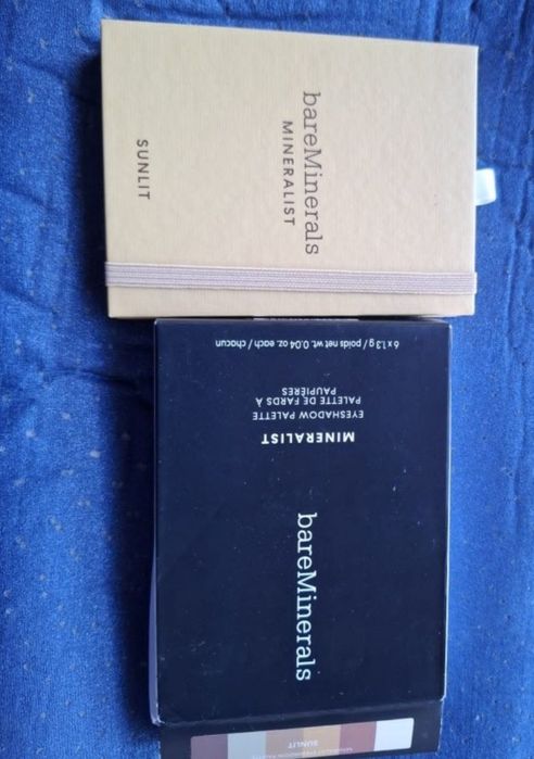 Paleta de 6 farduri de pleoape, Bare Minerals Mineralist, Sunlit, 7.8