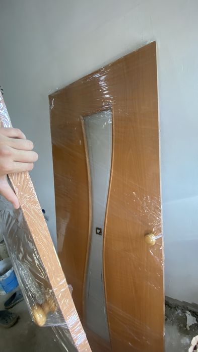 Двери буу 1 глухой 2 со стеклом 90-80