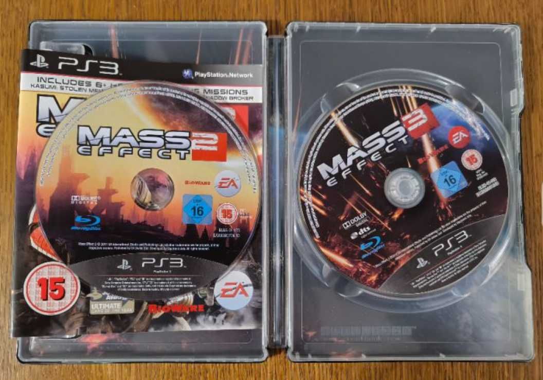 Mass Effect 2 and Mass Effect 3 - Steelbook PS3 Playstation 3 ПС3