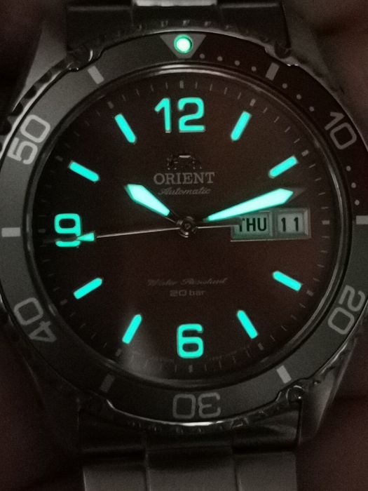 Ceas  Orient Mako III Kamasu diver rosu arabic
