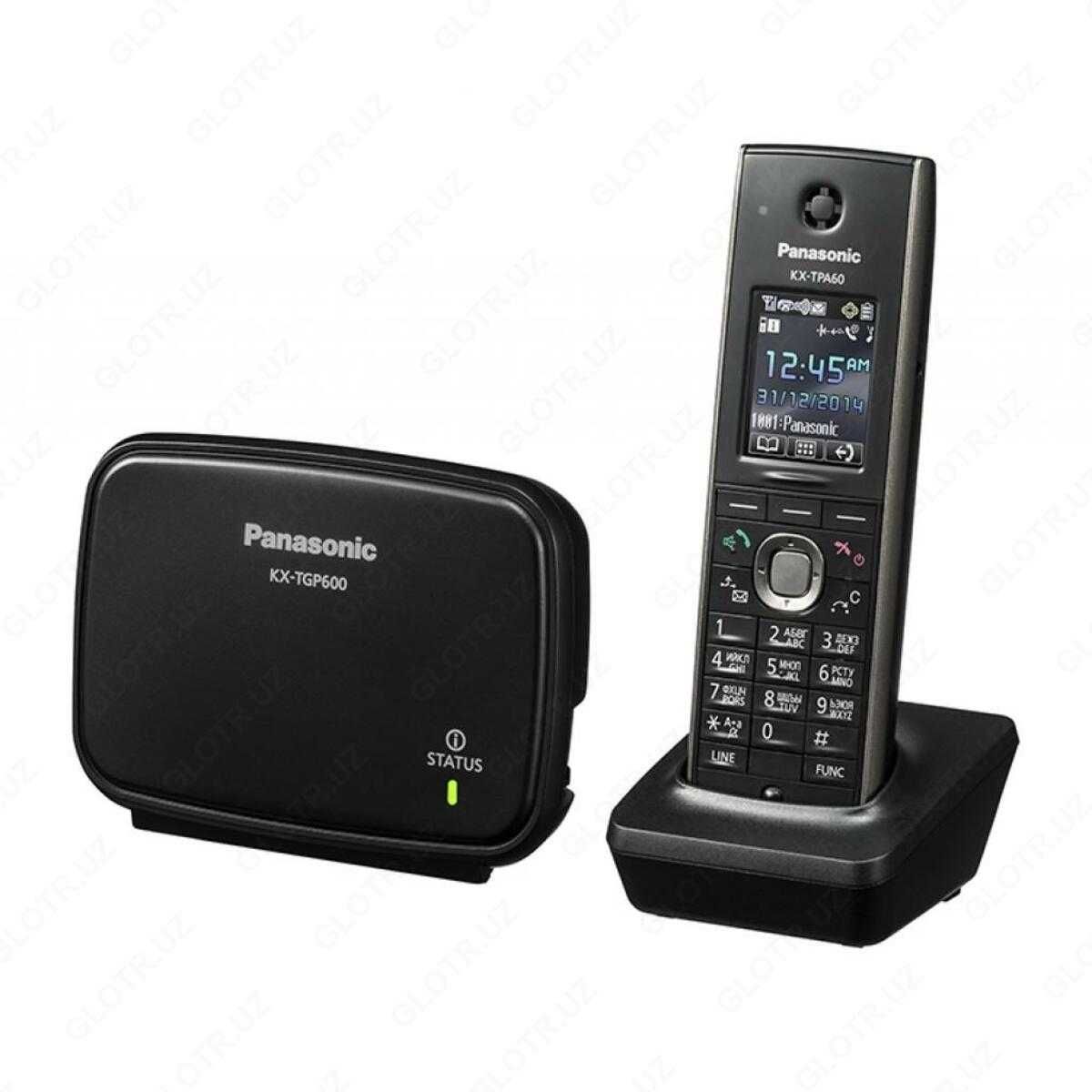 телефон Radiotelefon Uy uchun telefon  VoIP Panasonic KX-TGP600RU-B