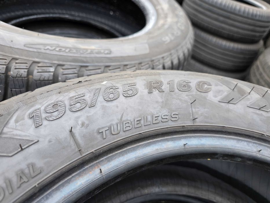 4бр Като нови летни гуми за бус 195 65 16 С - Riken - DOT 2024