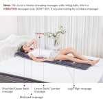 Масажна подложка за цялото тяло с топлина COMFIER