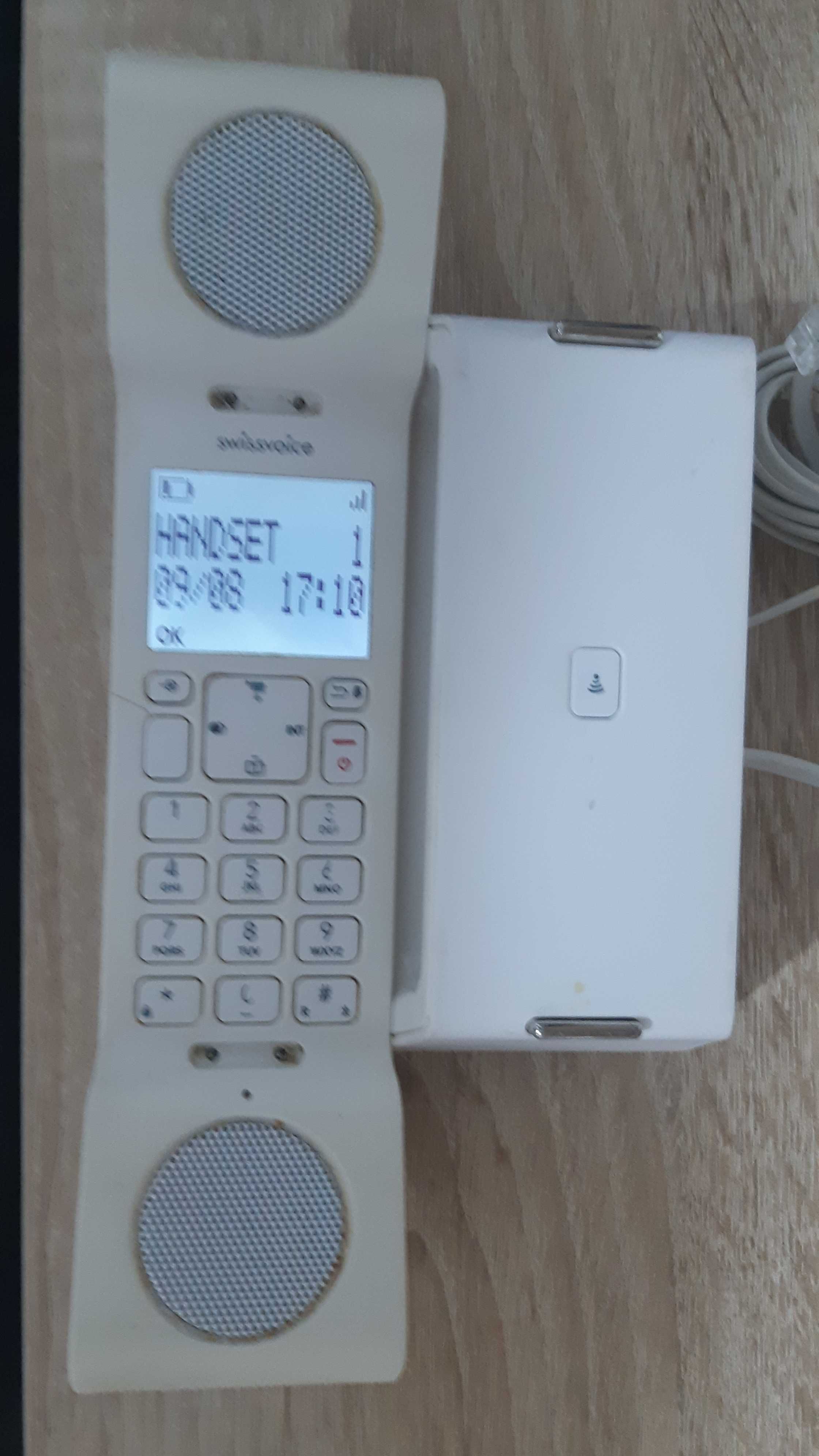 Telefon FIX fără fir, display iluminat - Swissvoice BS ePure
