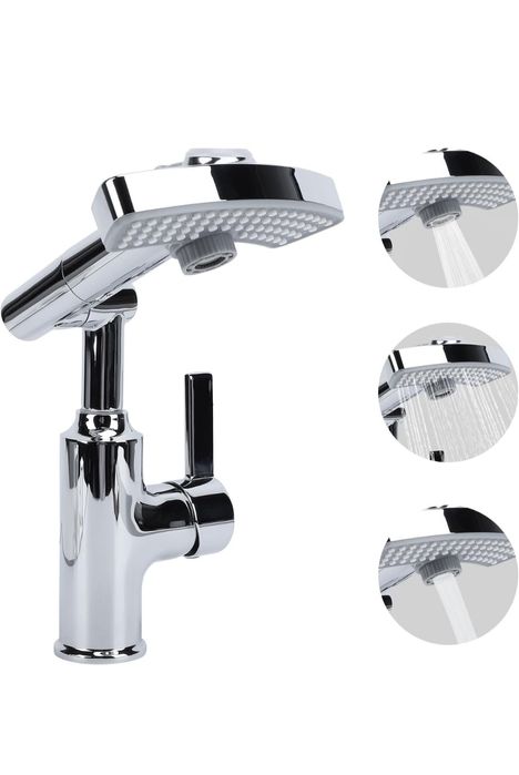 Baterie Baie Modernă – Gât Pivotant 1080°, cu Afișaj LED Temperatură