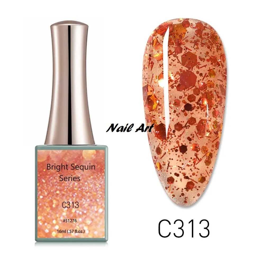 16ml CANNI Bright Sequin Series гел лак -16мл