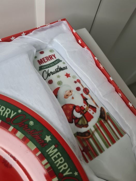 Коледно плато с шпатула за десерти