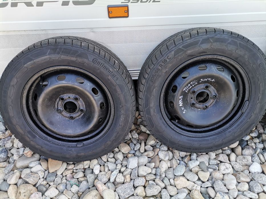 Jante tabla 5x114,3 Vivaro Trafic 2014 sus + anvelope iarna 205/65r16C
