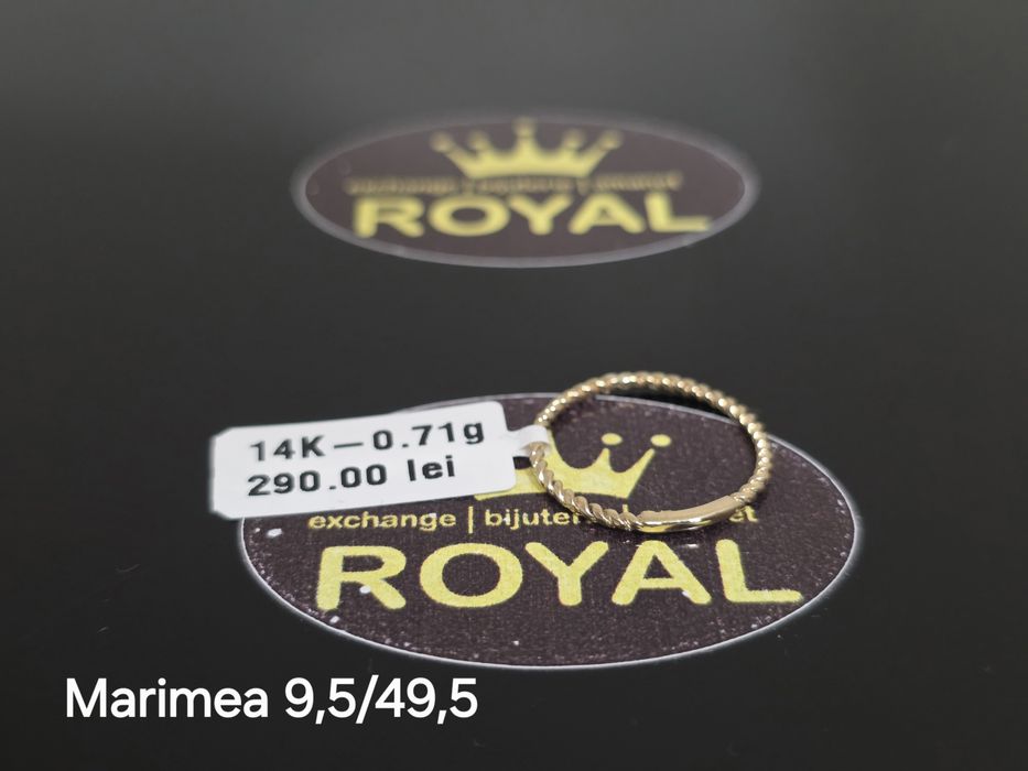 Bijuteria Royal: Inel aur 14k/0.71 gr