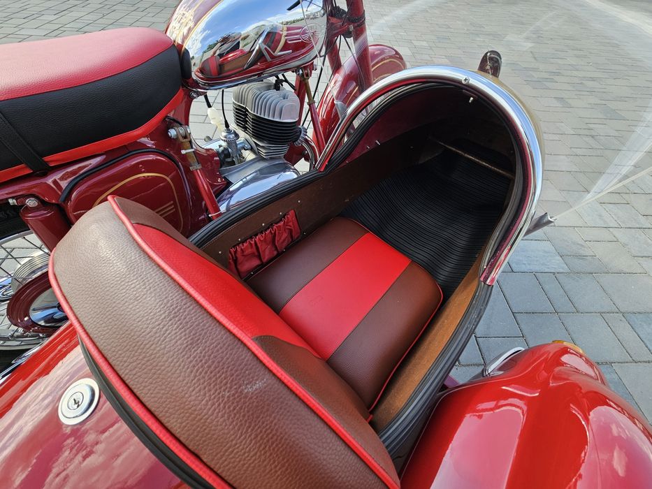 Jawa 350 velorex cu atas,motocicleta de colectie,fabricate 1966,stare