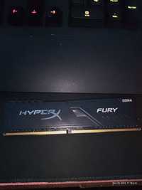 RAM HYPERX fury 8GB DDR4 3000MHz