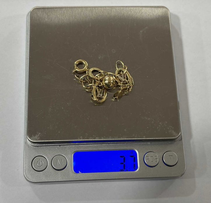 Златна гривна 3.7 грама 14 карата проба 585