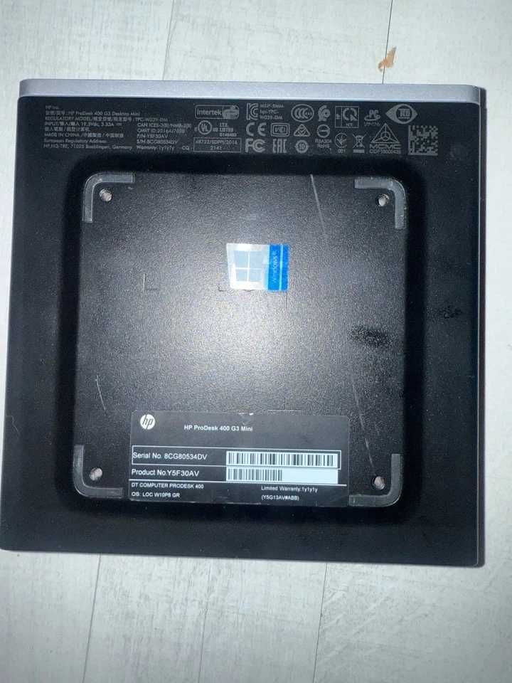 Продавам: Мини компютър HP 400 G3 i3 7100 8GB RAM 512gb M.2 SSD