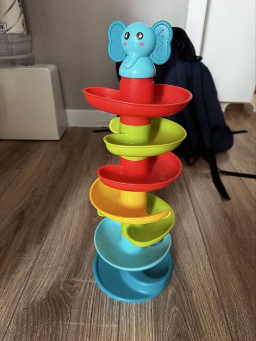 игрушка горка серпантин с шариками
