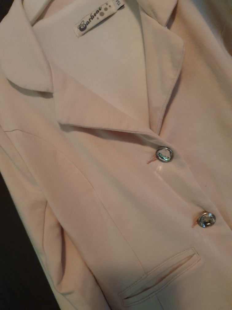 Страхотно бледо розово сако за ръст 134см