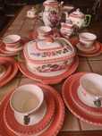 Set  portelan hand made/mic dejun Villeroy &boch Fiorello