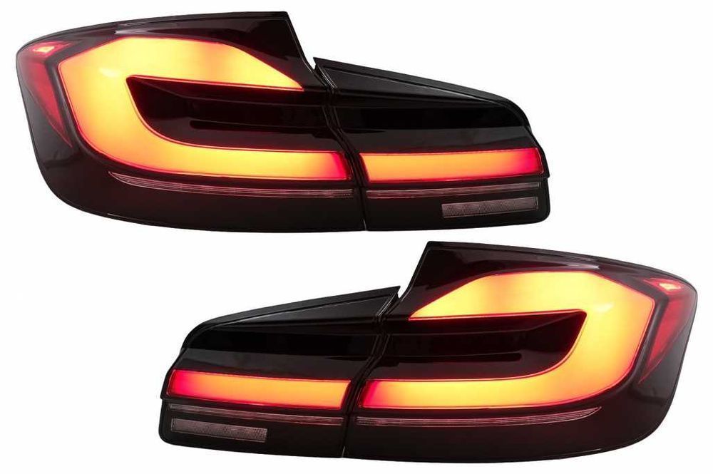 Stopuri LED BMW Seria 5 F10 (2011-2017) Semnal Dinamic LCI G30 Design