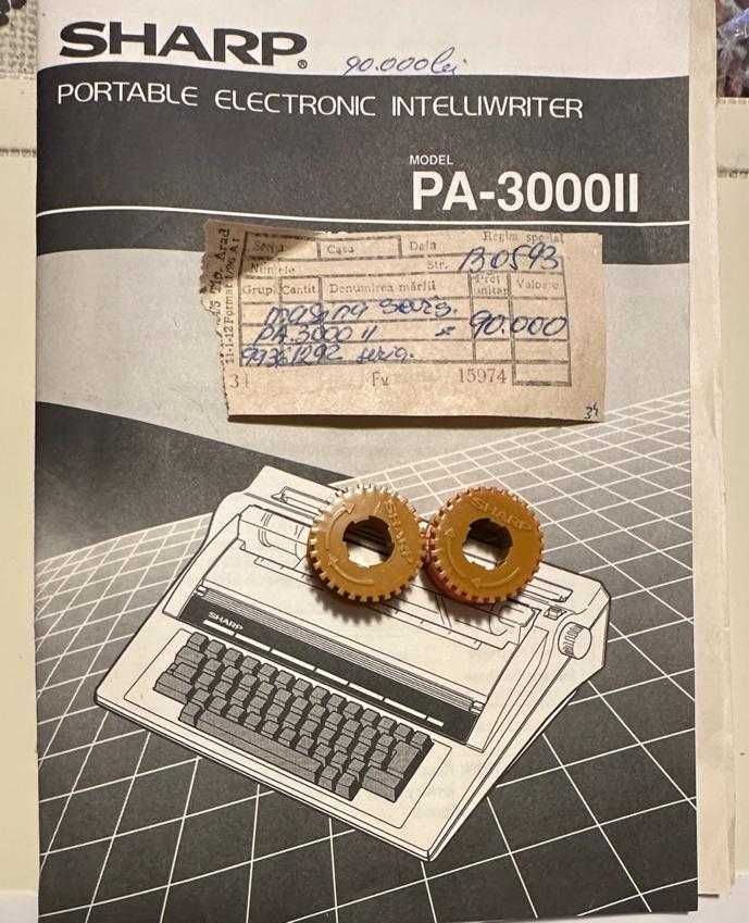 Masina scris electronica Sharp PA-3000 II