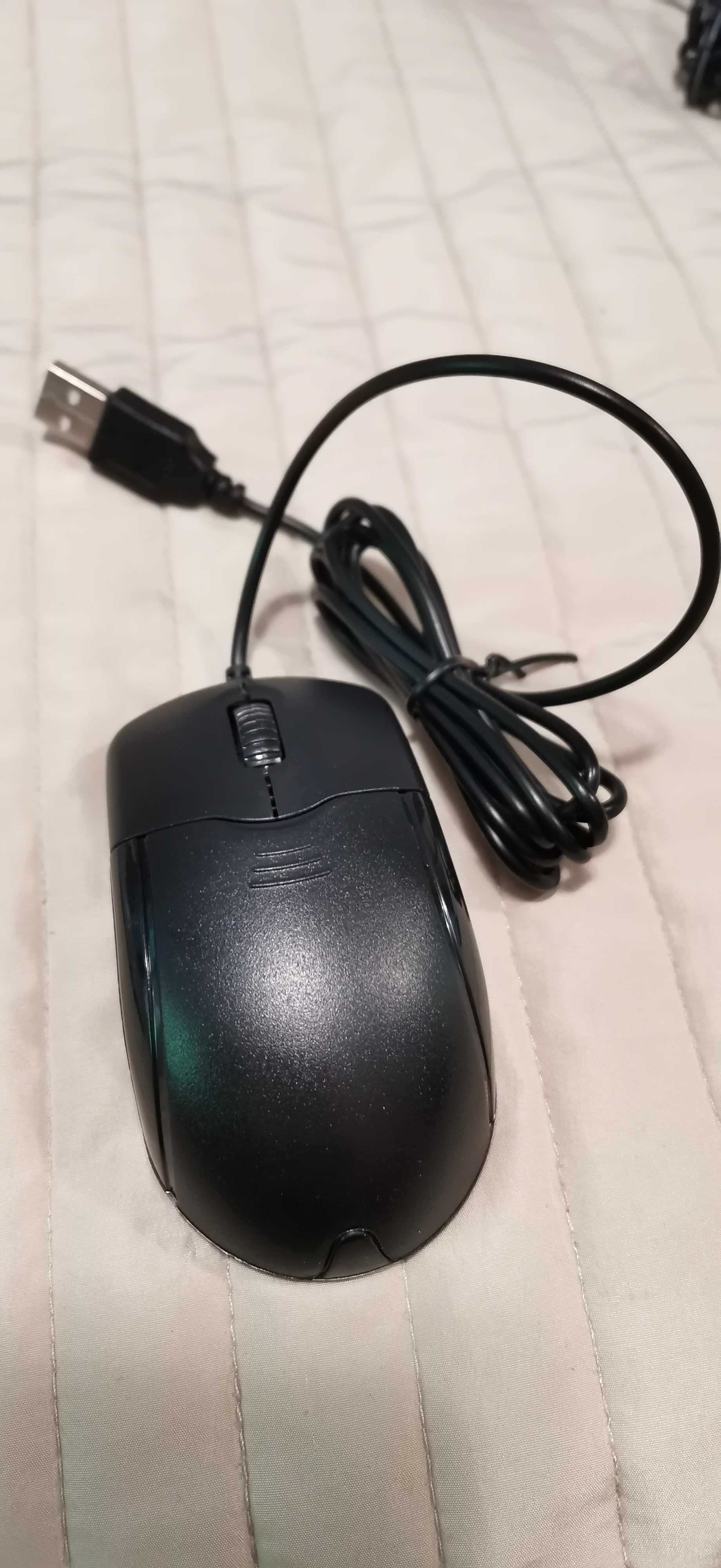 Mouse cu fir 1000 dpi, negru