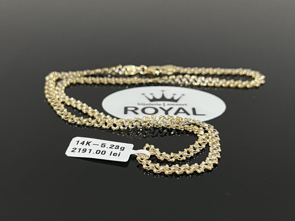 Bijuteria Royal CB : Lant aur 14k 5,23 grame