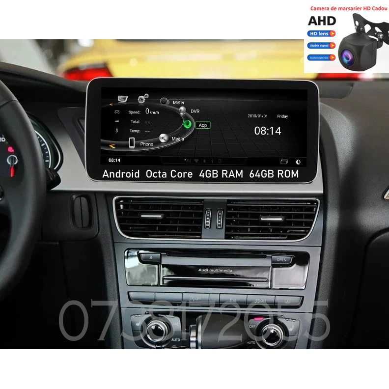 Navigatie Android Audi A5 A4 Q5 MMI 3G GPS Carplay Internet Bluetooth