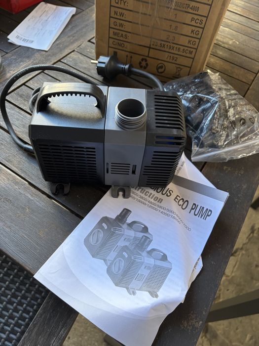 Pompa cu filtru pentru iaz