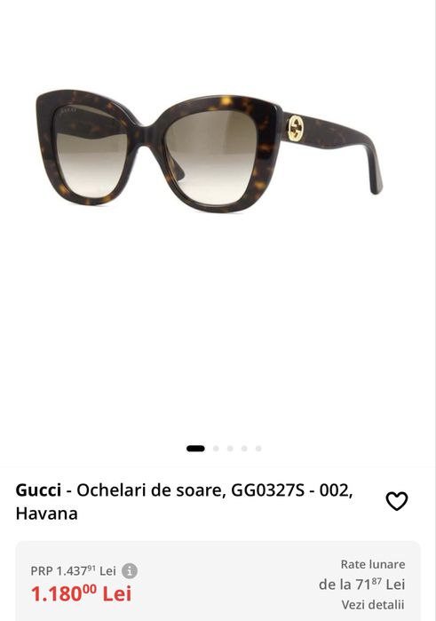 Ochelari de soare Gucci originali