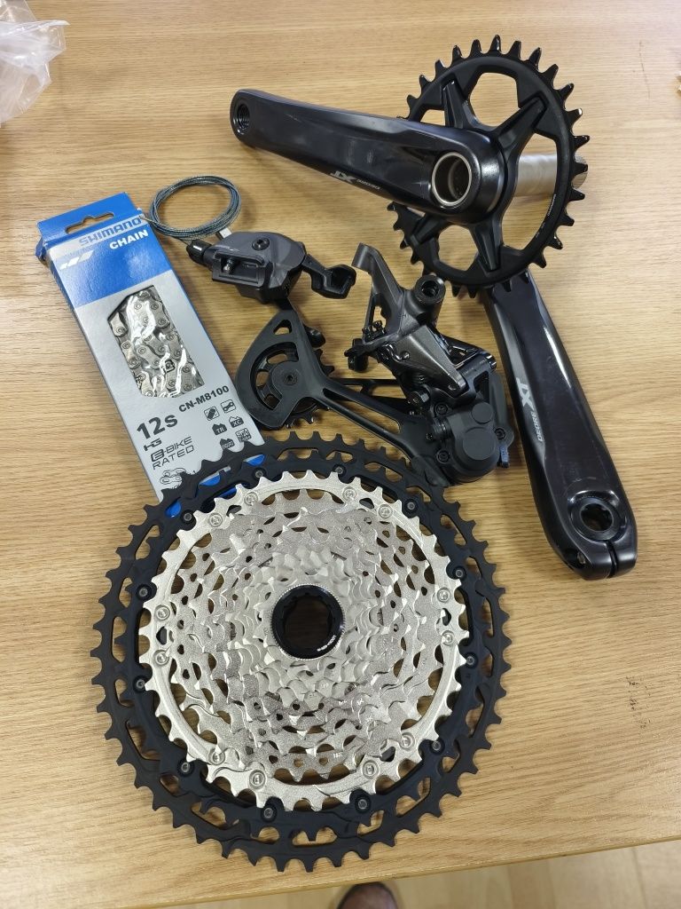 GROUPSET: SHIMANO XT M8100-12sp Ъпгрейд Кит Монтаж 10-51/32,34T