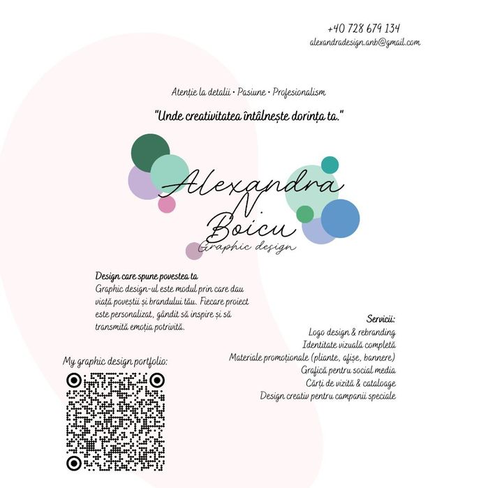 Servicii Graphic Design – Logo, Pliante, Afișe, Social Media