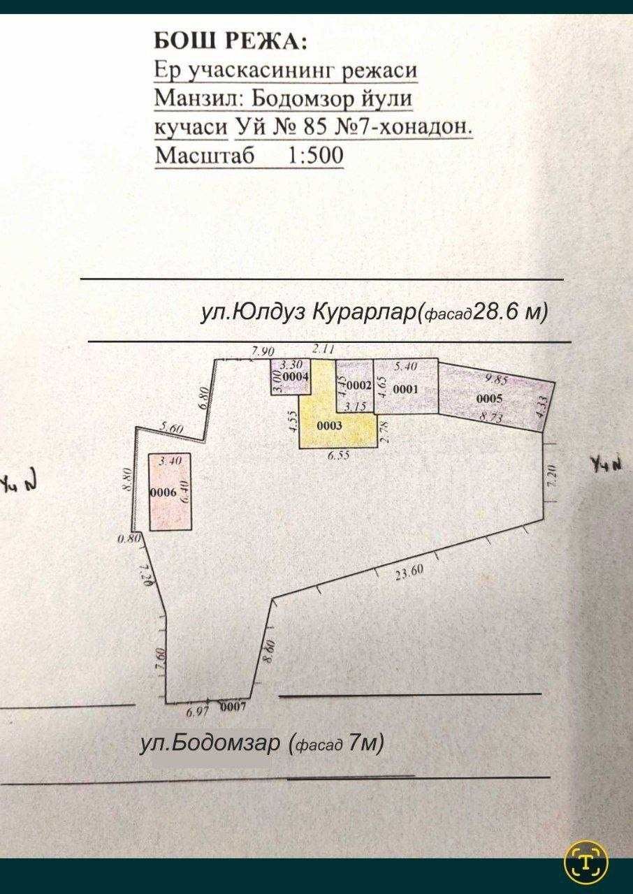 Продаётся участок под застройку — Бадамзар, 6 соток