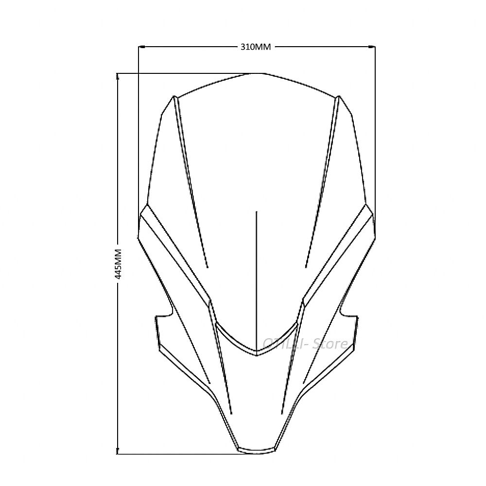 Слюда за Yamaha MT 07