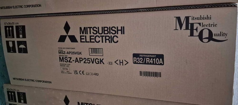 Климатик MITSUBISHI ELECTRIC MSZ AP25VGK вътрешно тяло.