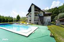 Vila exclusivista cu piscina si panorama de vis Cisnadioara
