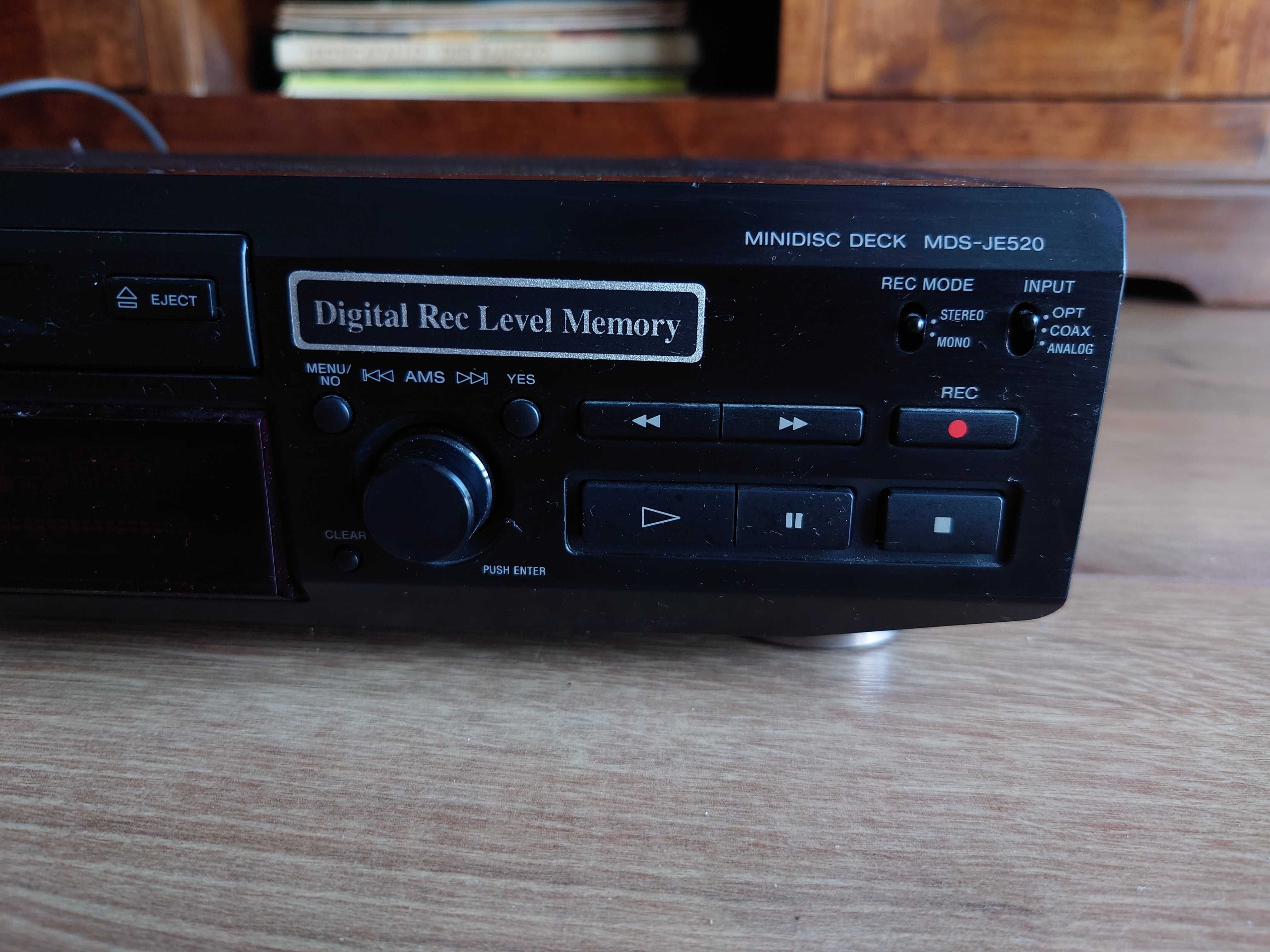 Sony MDS-JE520 Minidisc Player & Recorder