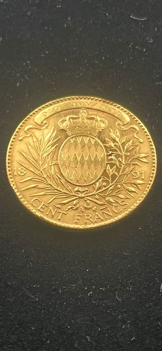 Златна монета 100 франка