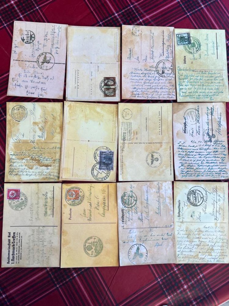 WW2 Cărții  poștale germane
