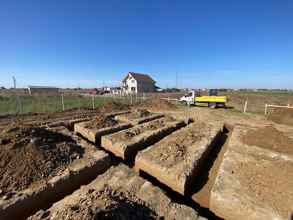 Amenajari parcari, drumuri, sapaturi fundatii, decoperte
