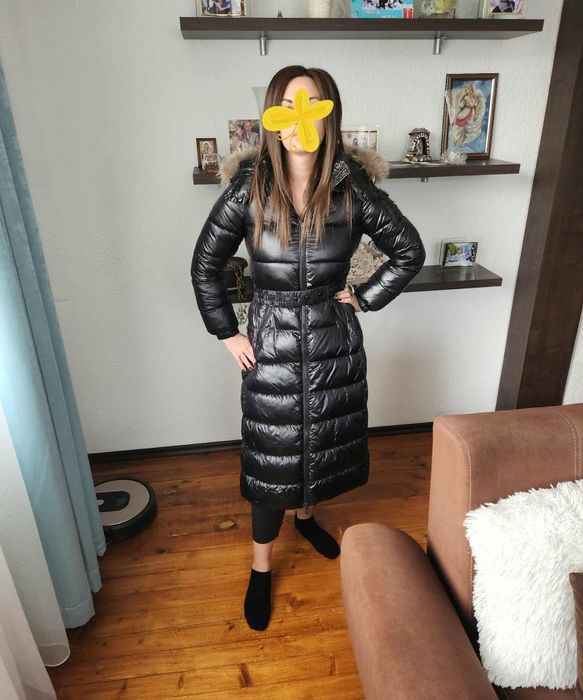 Зимно яке черно дълго