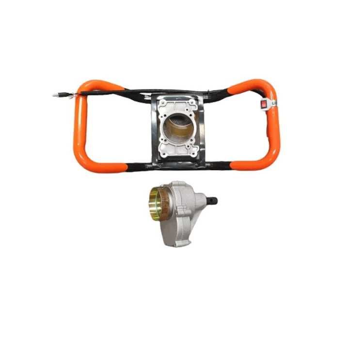 Kit accesoriu adaptor motor motocoasa 2T in motoburghiu (CMP0567)