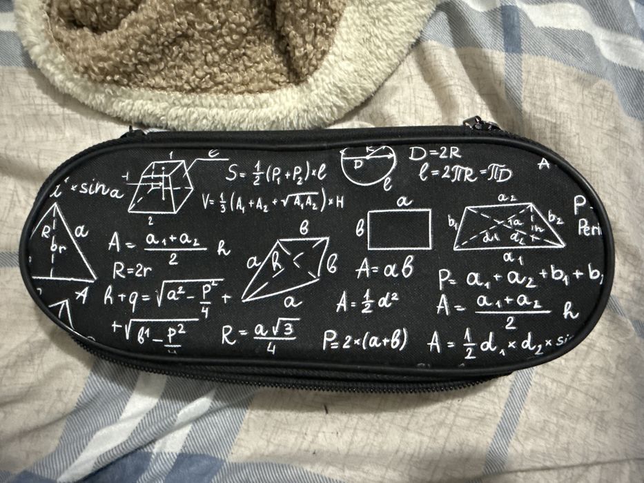 Пенал школьный черный