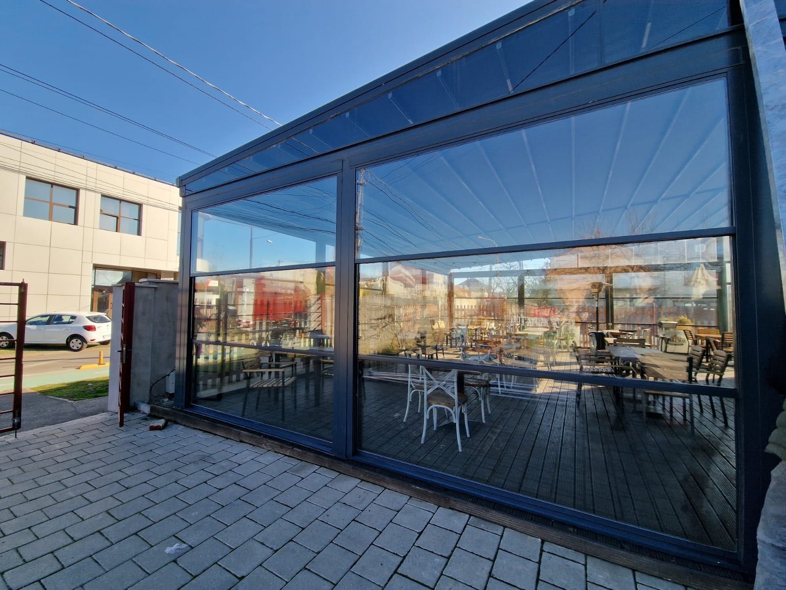Pergola PRET PRODUCATOR bioclimatica retractabila