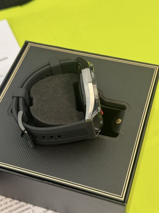 ЧИСТО НОВ 46mm Huawei Watch GT 6 Yettel Гаранция 2027 г. Black GT6