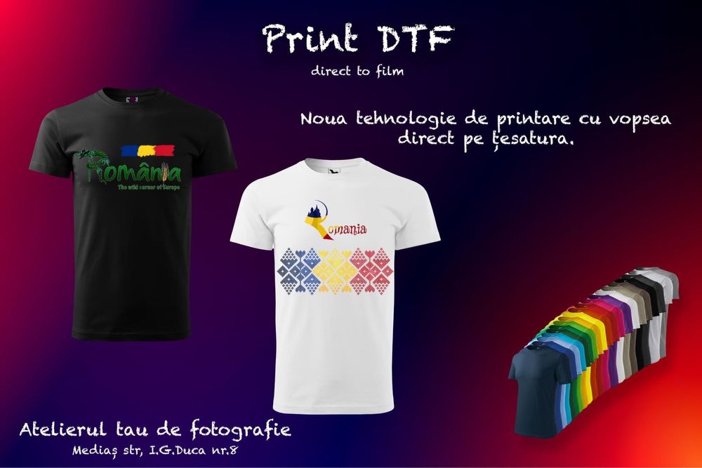 Print folie DTF personalizare