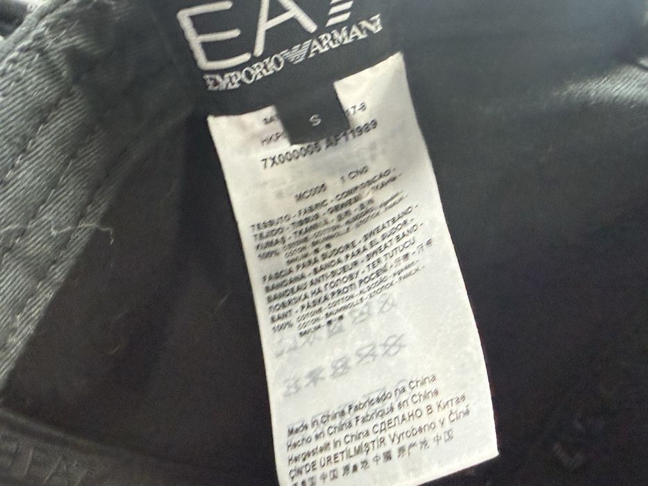 EMPORIO ARMANI EA7 basebol canvas hat 90 lv