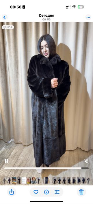 Брендовая норковая шуба blackglama . Италия