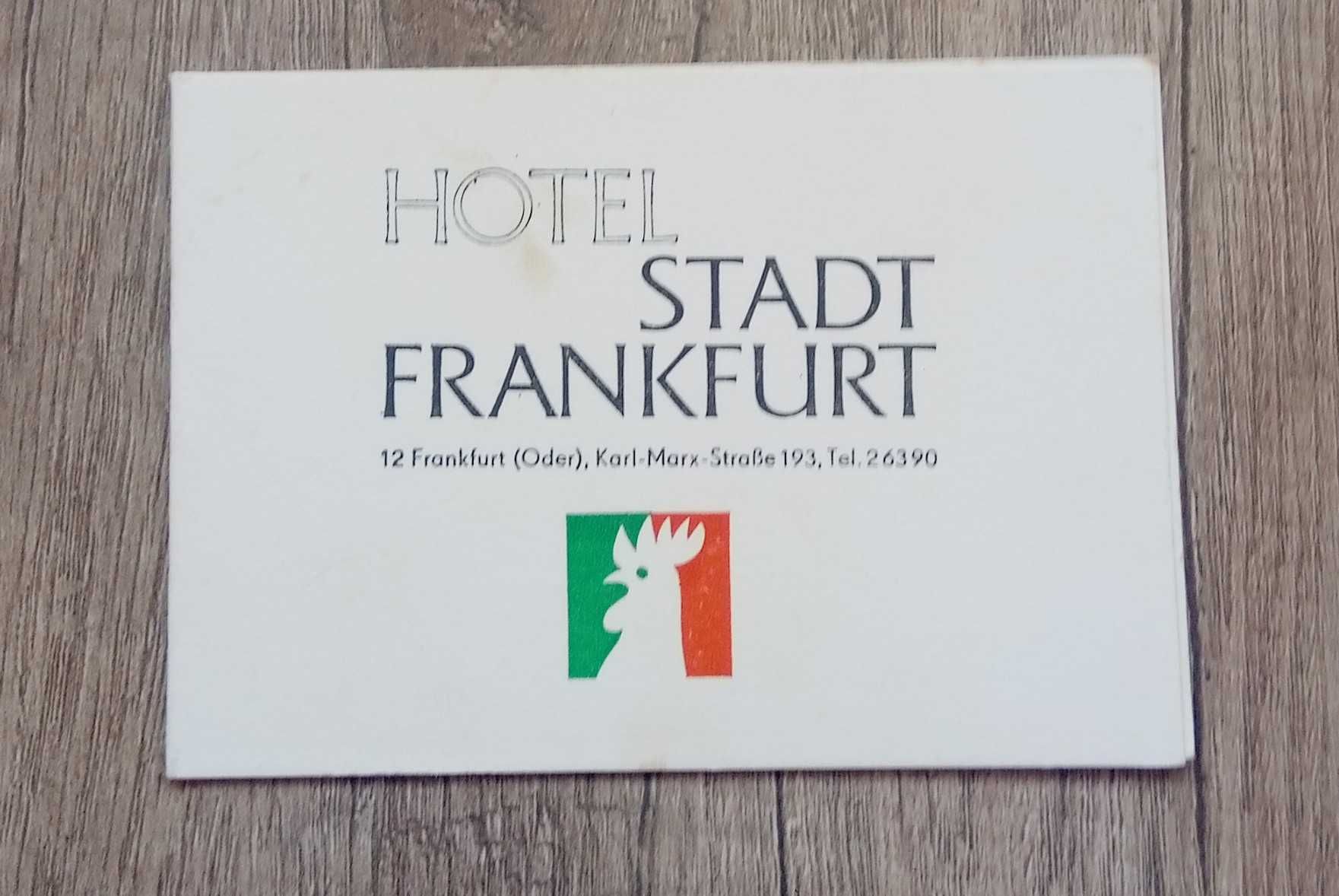 ретро консумативи Hotel Stadt Frankfurt